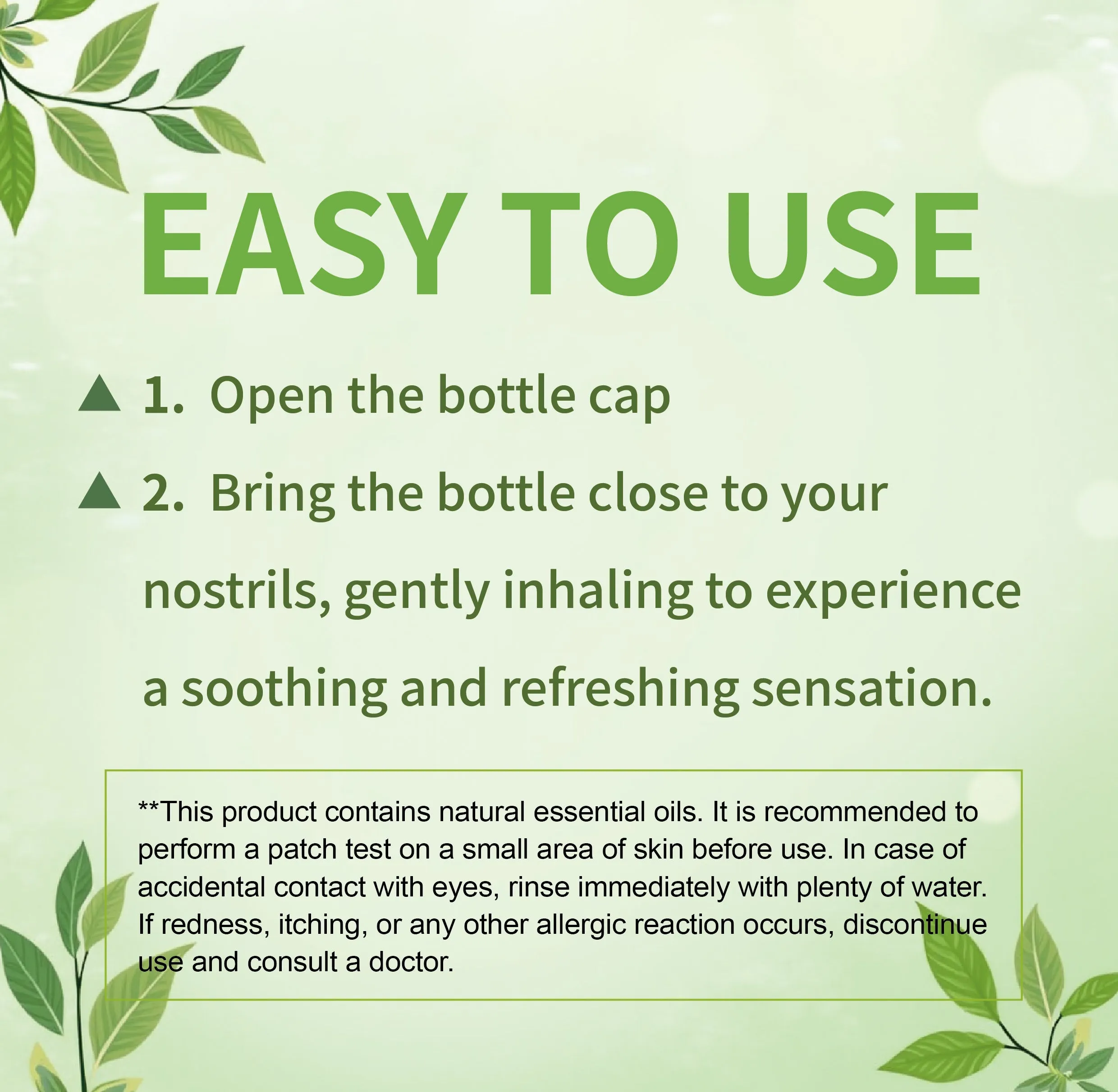 Re Lierre 5-in-1 Nasal Energy Bar white plastic inhaler stick with cap for breathing support