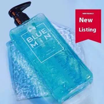 Men's perfume shower gel body moisturizing with loofah test pack and trial kit