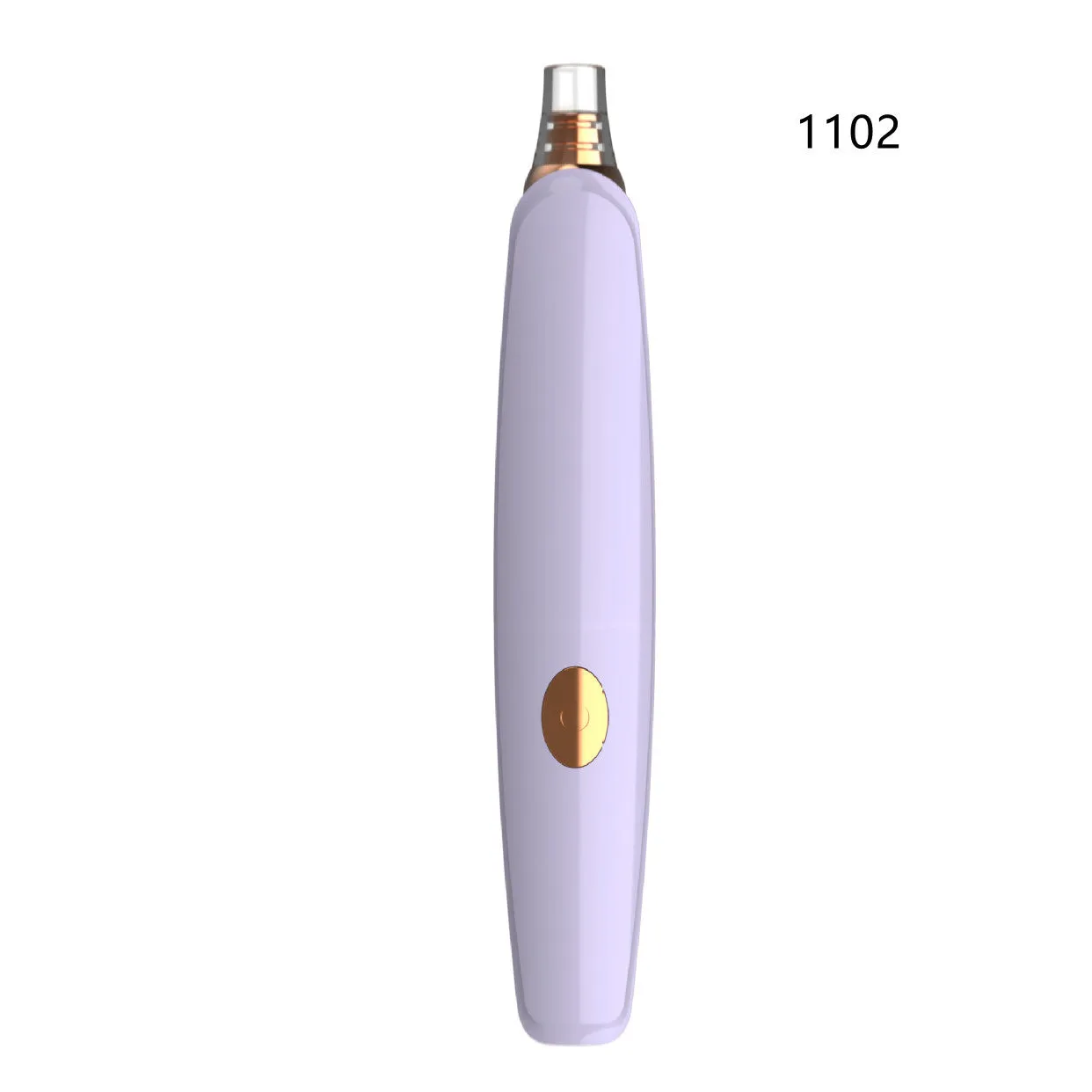 Electric blackhead remover in green with 3 gear suction microcrystalline pore cleaner USB rechargeable