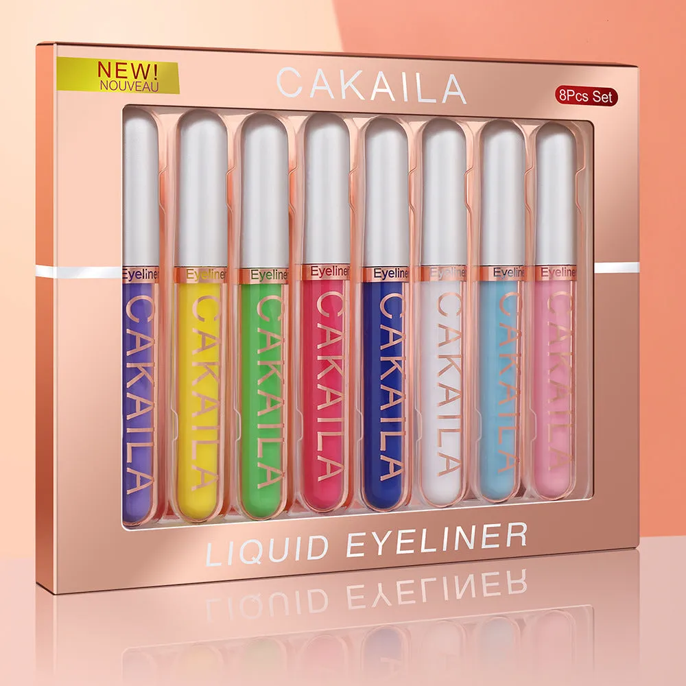 CAKAILA Kakaila 8-color liquid eyeliner set with style options 01, 02, 03 in colour classifications