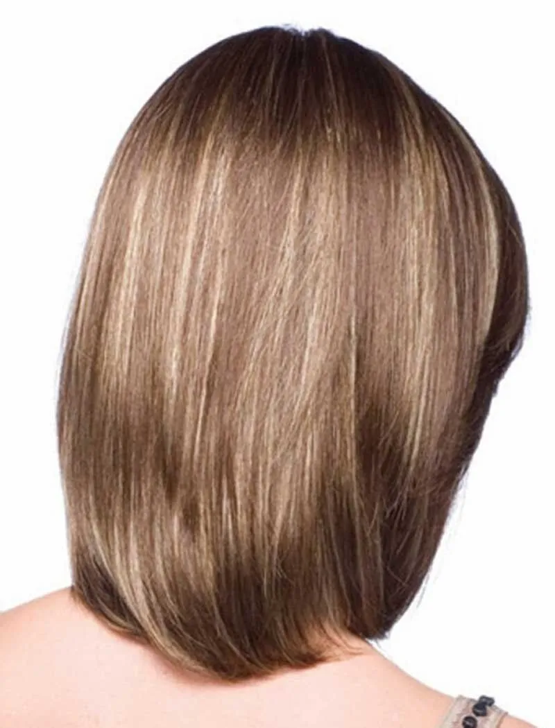 Short wig for women European American style 35cm length wig8126 colour artificial scalp rose net adjustable fit