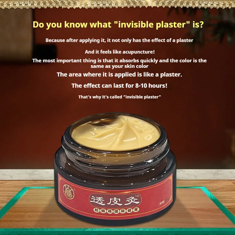 Bestlife herbal analgesic moxibustion paste tube, 20g, Baishi grass translucent colour for joint and muscle pain relief.