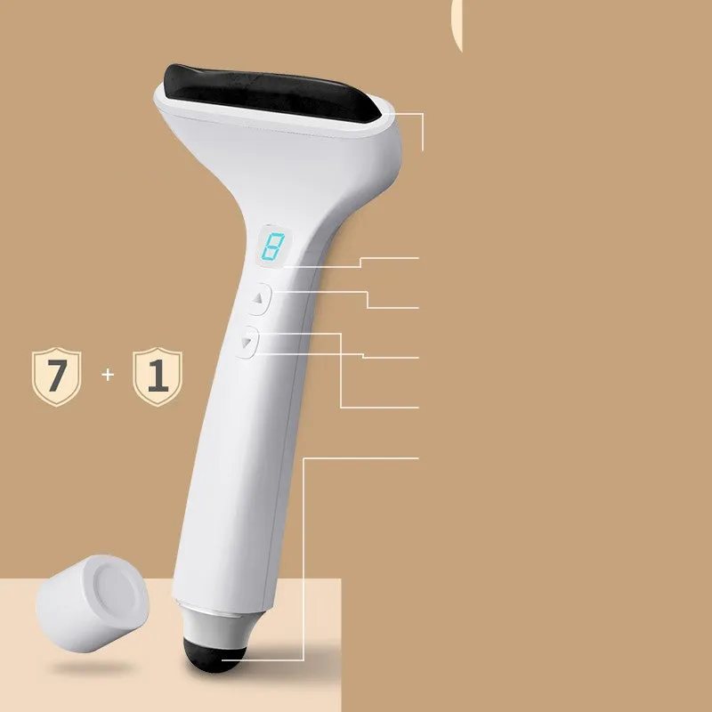 Electric bianstone gua sha instrument for whole-body meridian massage with USB charging