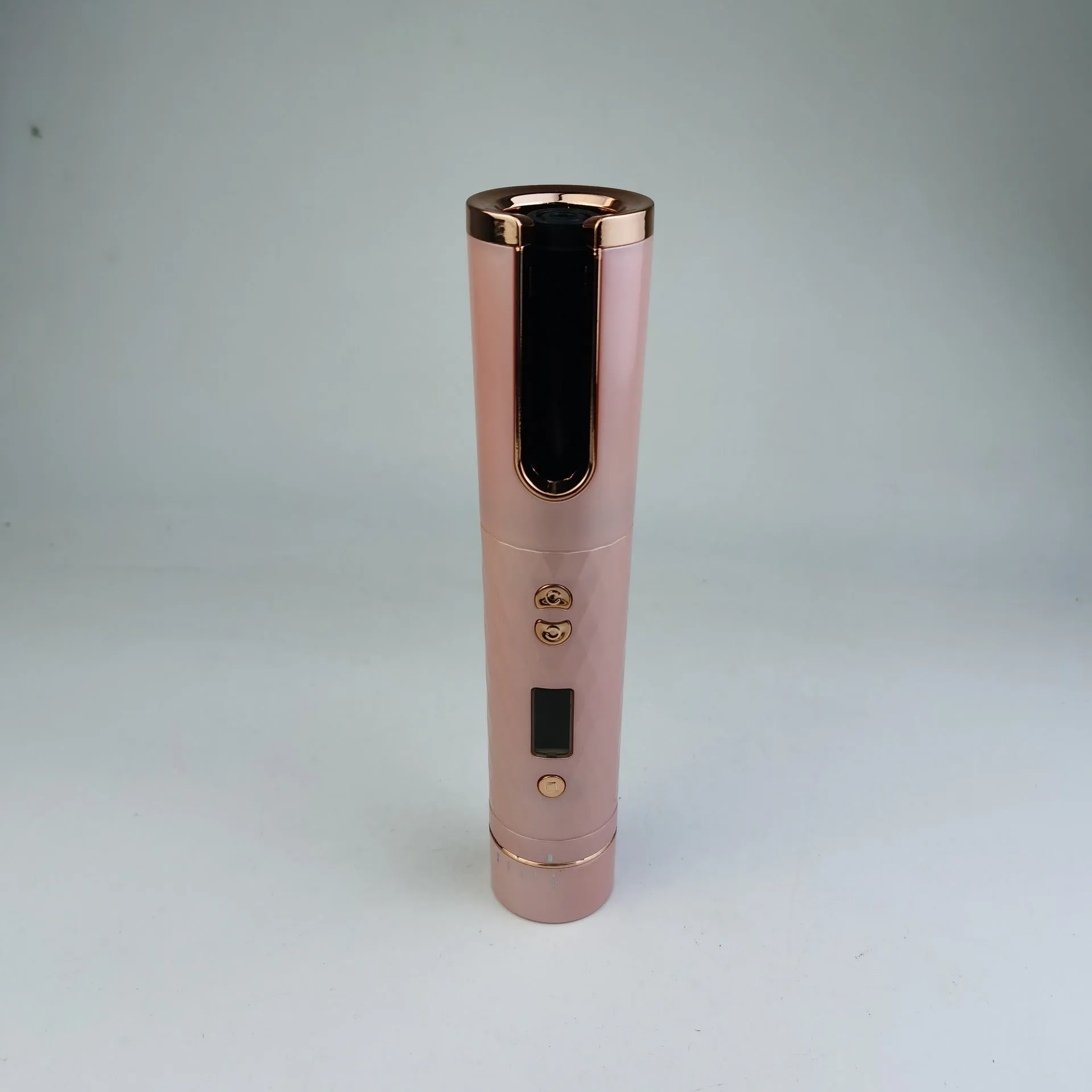 Portable automatic curler with multi-function charging, ABS plastic and aluminium alloy, 22.5x5x5 cm, available in green pink rose red