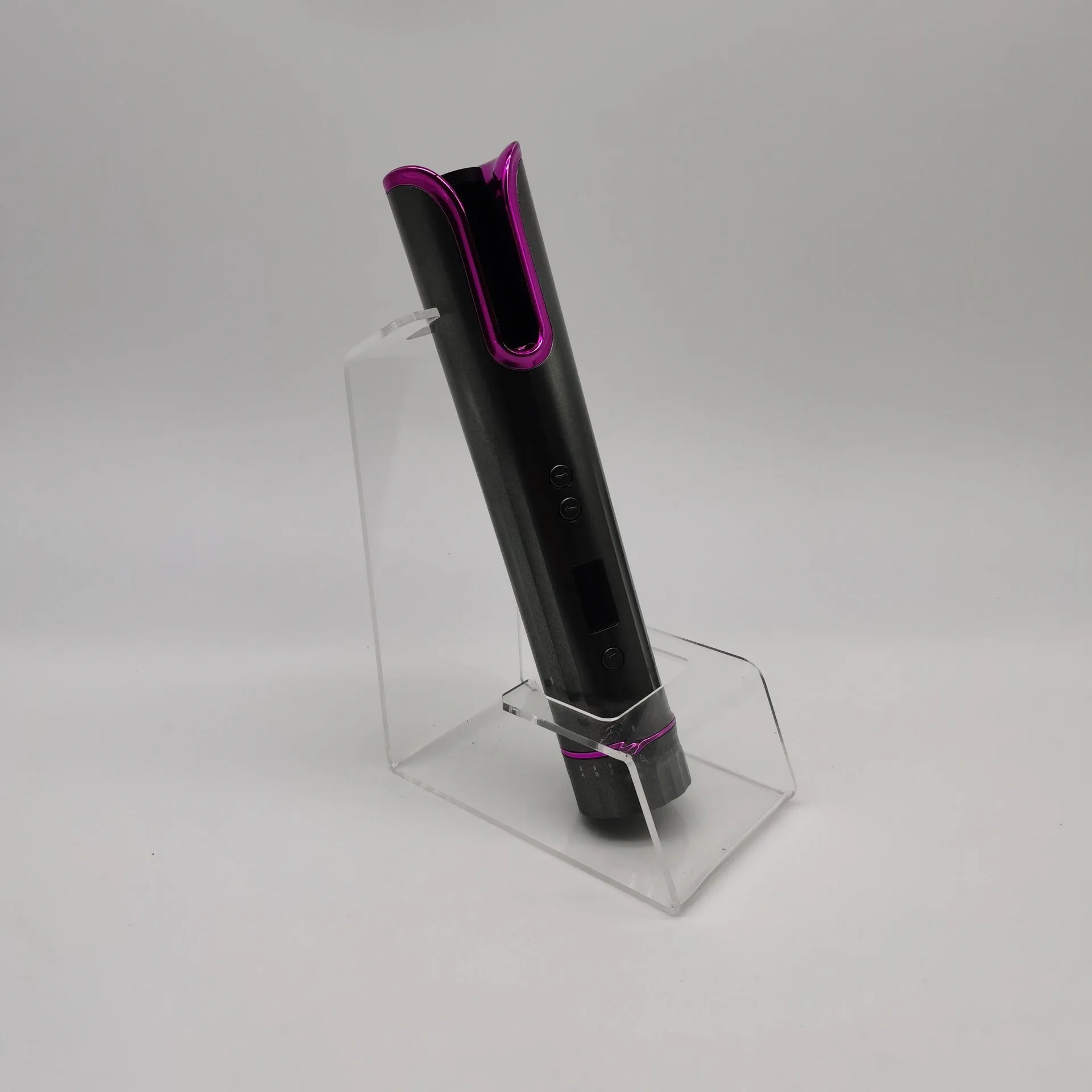 Portable automatic curler with multi-function charging, ABS plastic and aluminium alloy, 22.5x5x5 cm, available in green pink rose red