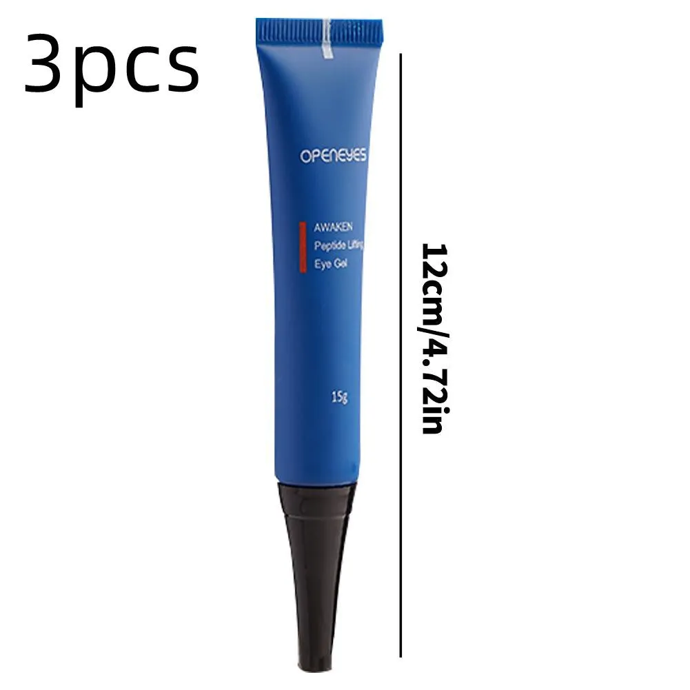 Men's anti-aging eye cream 15g in boxed packaging with under-eye fine line and wrinkle reduction formula