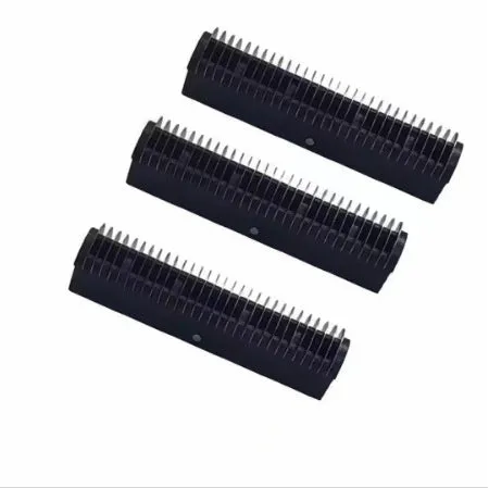 Transparent three-net barber shaver with full body washable design, available in multiple colours including silver, blue, gold, and gradient