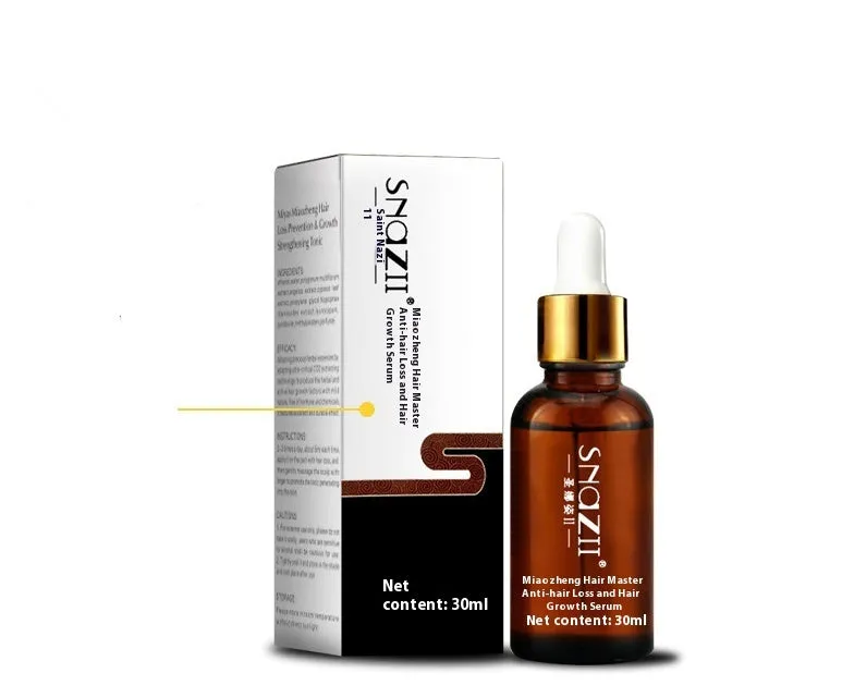 Senna Hair Growth Fluid 30ml bottle with brown colour botanical fragrance