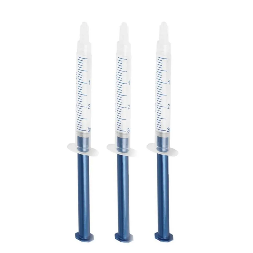 Teeth whitening gel 3ml for cold light treatment in white packaging
