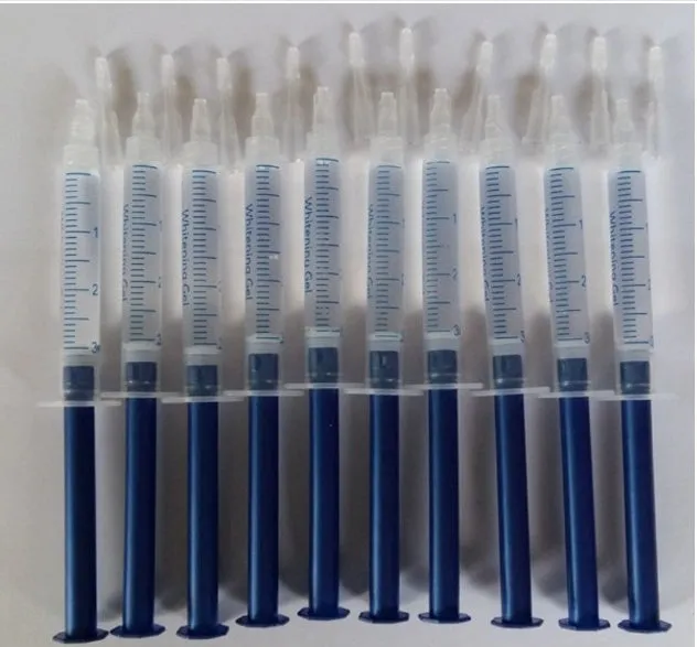 Teeth whitening gel 3ml for cold light treatment in white packaging