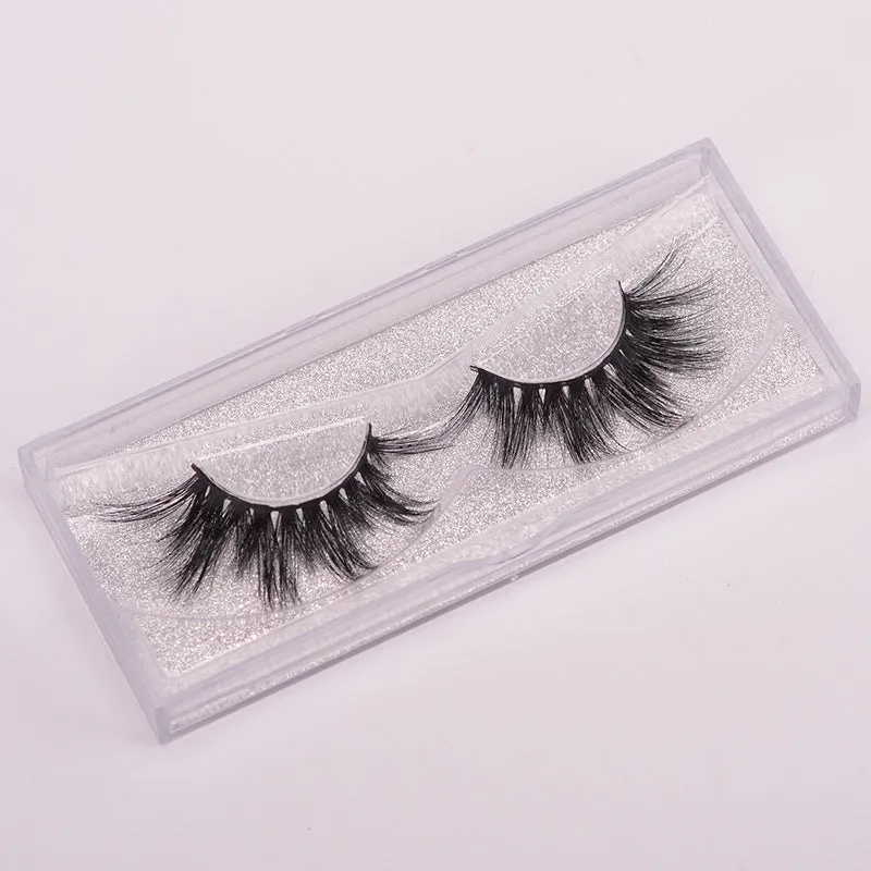 Affectionate brand 5D mink false eyelashes set with application brush and hair cap