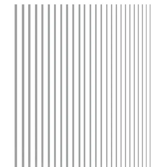 Nail art fluorescent line adhesive sticker sheet 8.5x13cm with multiple line decals in black and gold