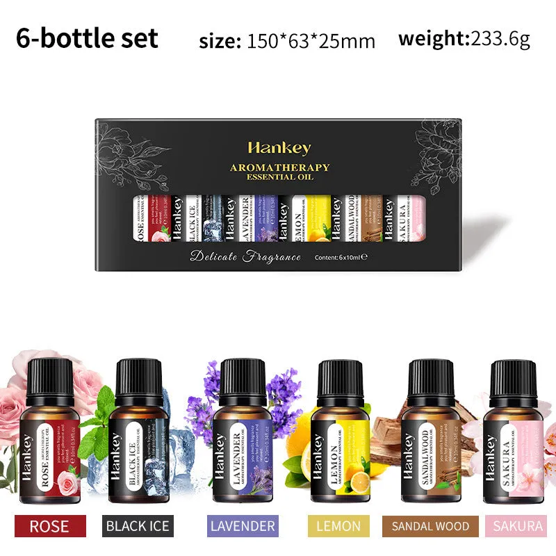 Water-soluble aromatherapy essential oil set in combination box packaging