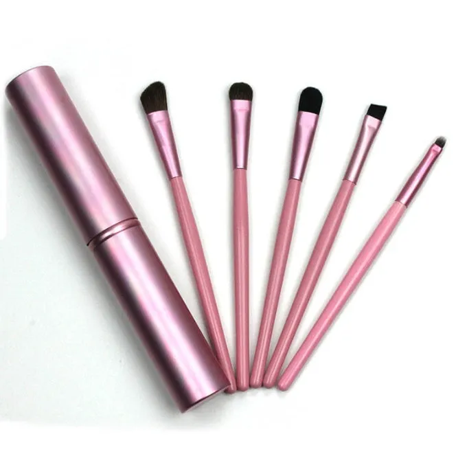 Soft synthetic fibre makeup brush in multiple colours for powder blush foundation application