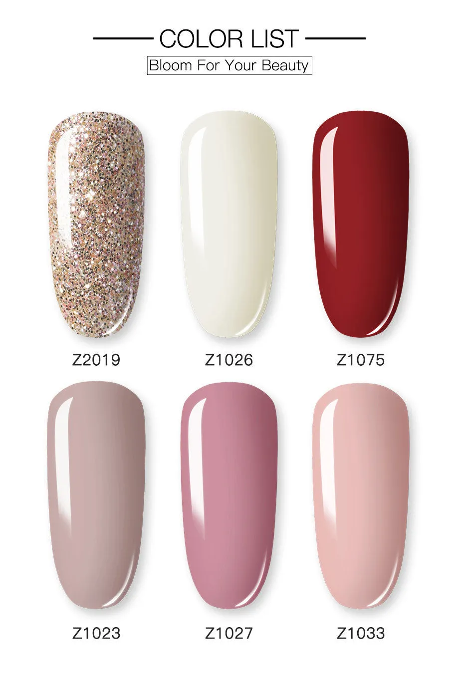 3 in 1 dipping powder nail kit with six colours in compact 88x32x123mm case