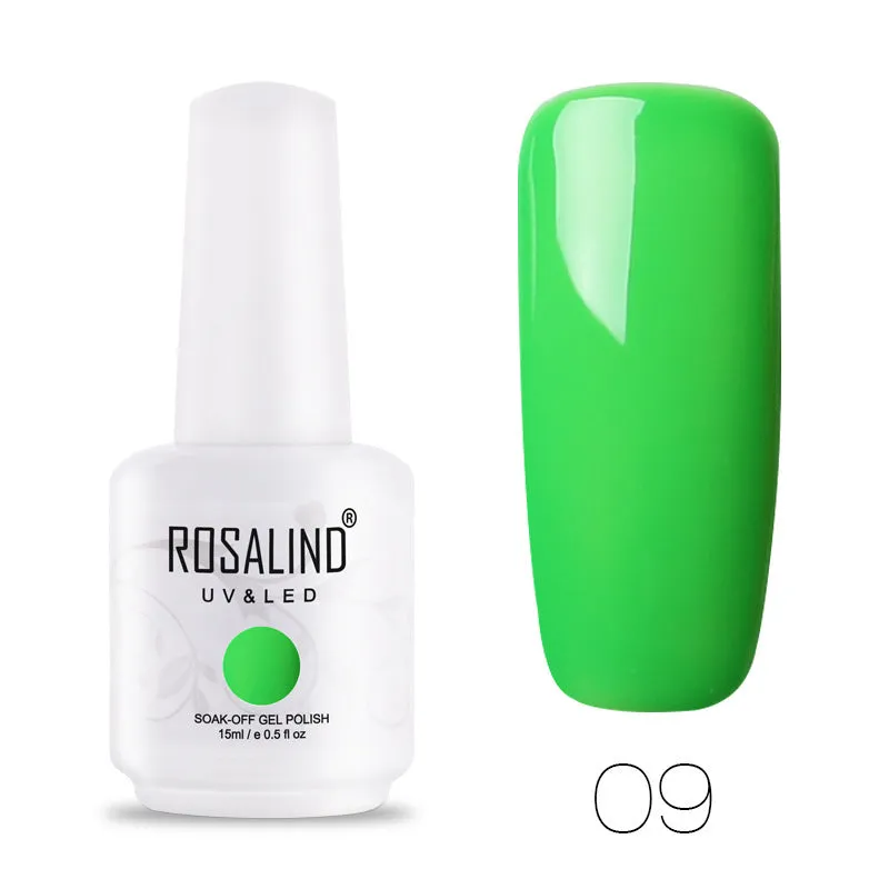 ROSALIND 15ml gel colour phototherapy glue bottle in selected hotting colour shade
