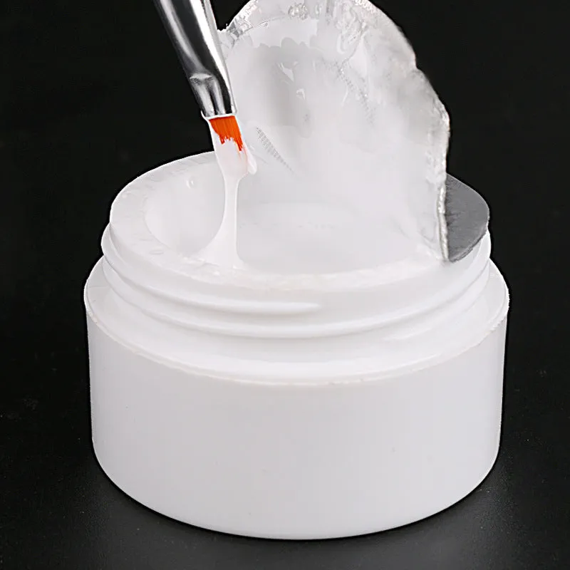 15ml phototherapy gel in pink, transparent, and white shades for nail extension