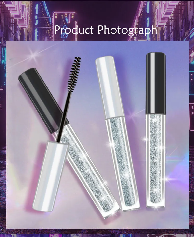 Crushing Drill mascara tube with waterproof sweatproof formula for curly thick natural lashes 13ml