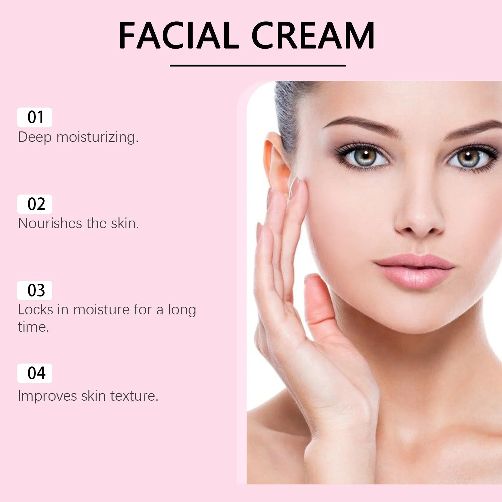 Sakura Butter Cream moisturising face cream in 5.7cm cube jar with 100g net content