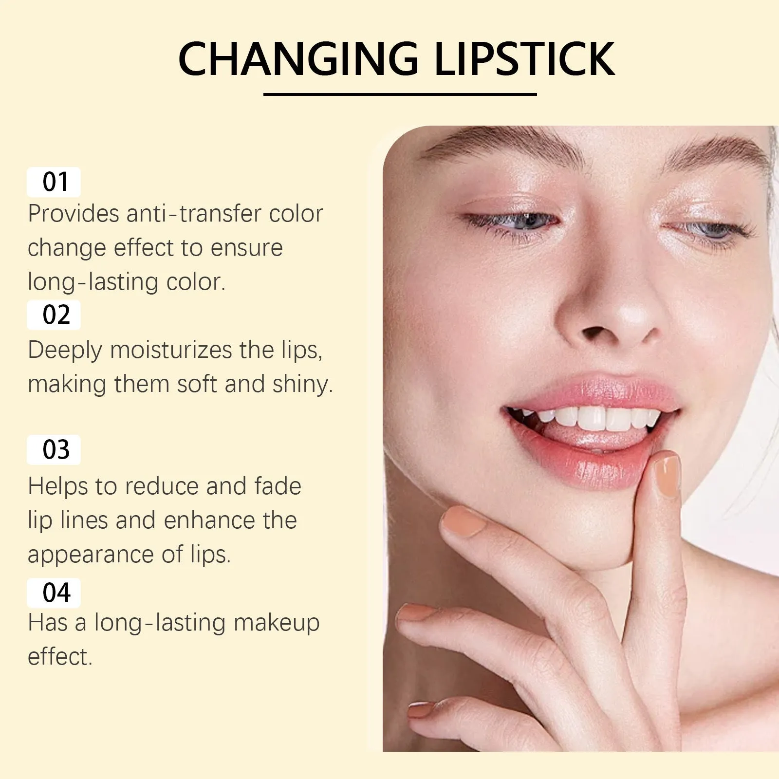 Gold Foil Discoloration Nourishing Lipstick in its packaging, showing 3.5g net content.
