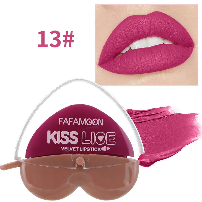 Love Lazy Lipstick matte lip balm in 10g size with 15 shade options for long-lasting colour