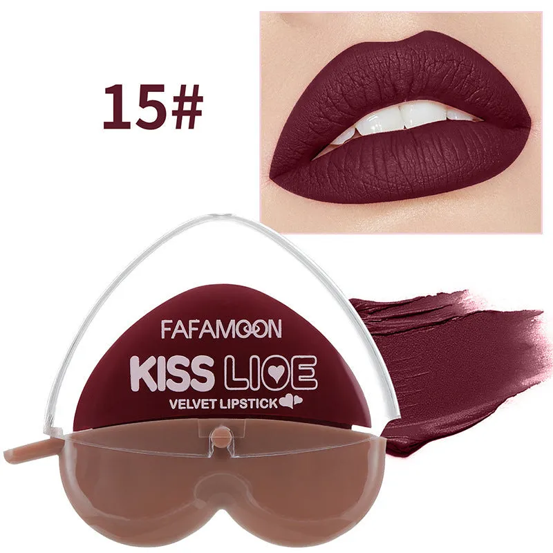 Love Lazy Lipstick matte lip balm in 10g size with 15 shade options for long-lasting colour