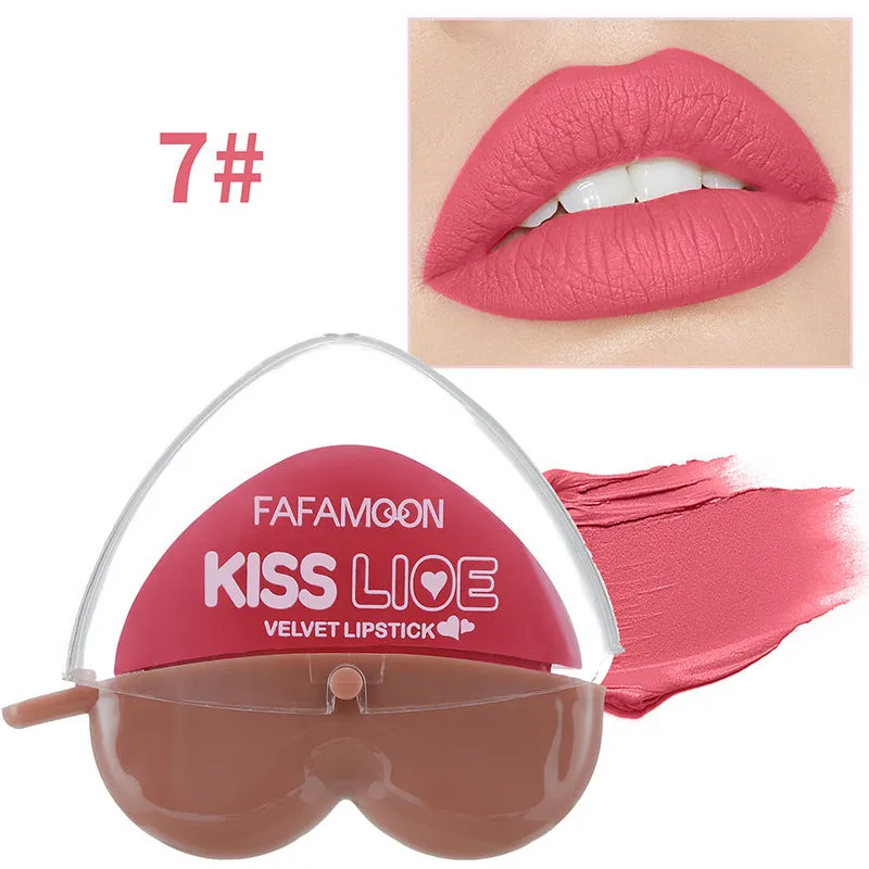 Love Lazy Lipstick matte lip balm in 10g size with 15 shade options for long-lasting colour