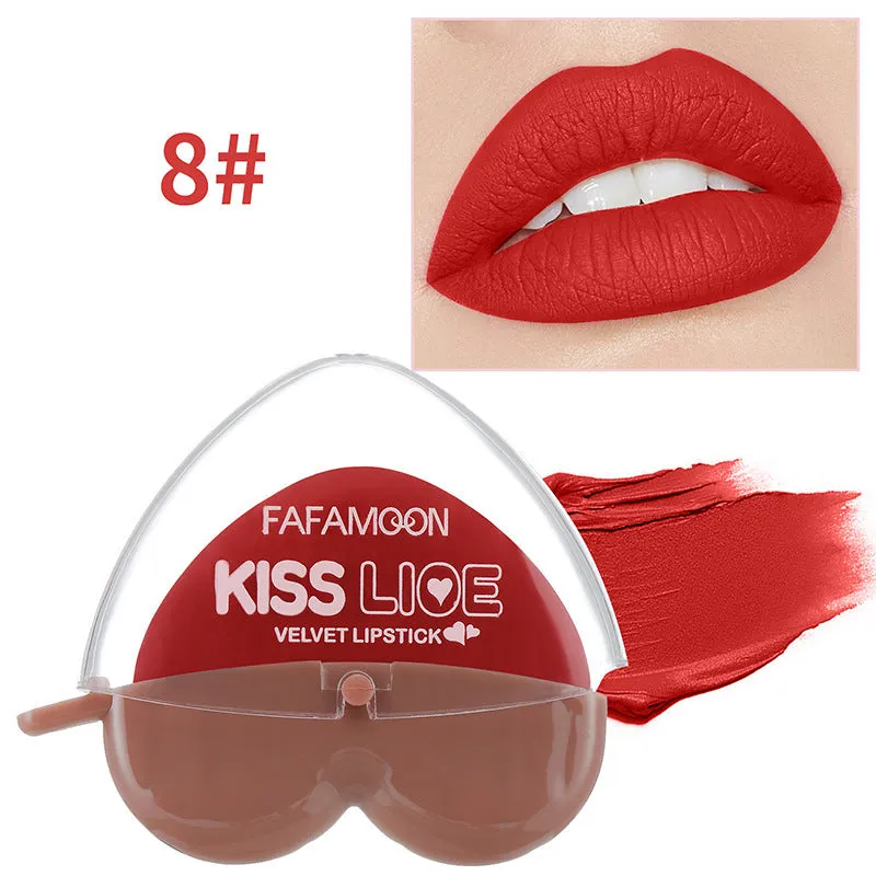 Love Lazy Lipstick matte lip balm in 10g size with 15 shade options for long-lasting colour
