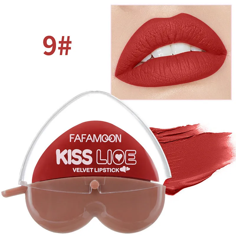 Love Lazy Lipstick matte lip balm in 10g size with 15 shade options for long-lasting colour