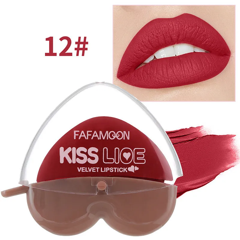 Love Lazy Lipstick matte lip balm in 10g size with 15 shade options for long-lasting colour