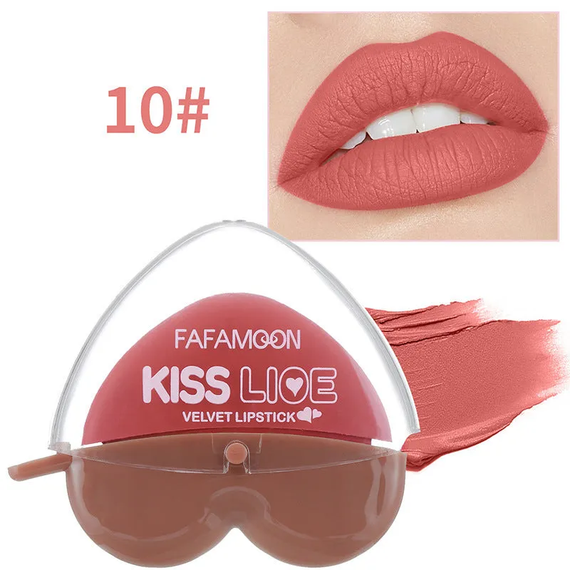 Love Lazy Lipstick matte lip balm in 10g size with 15 shade options for long-lasting colour