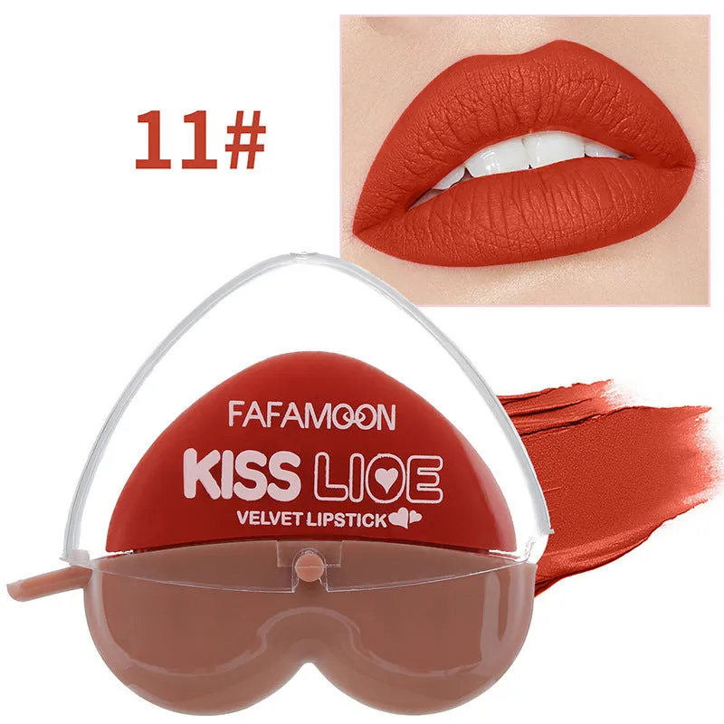 Love Lazy Lipstick matte lip balm in 10g size with 15 shade options for long-lasting colour