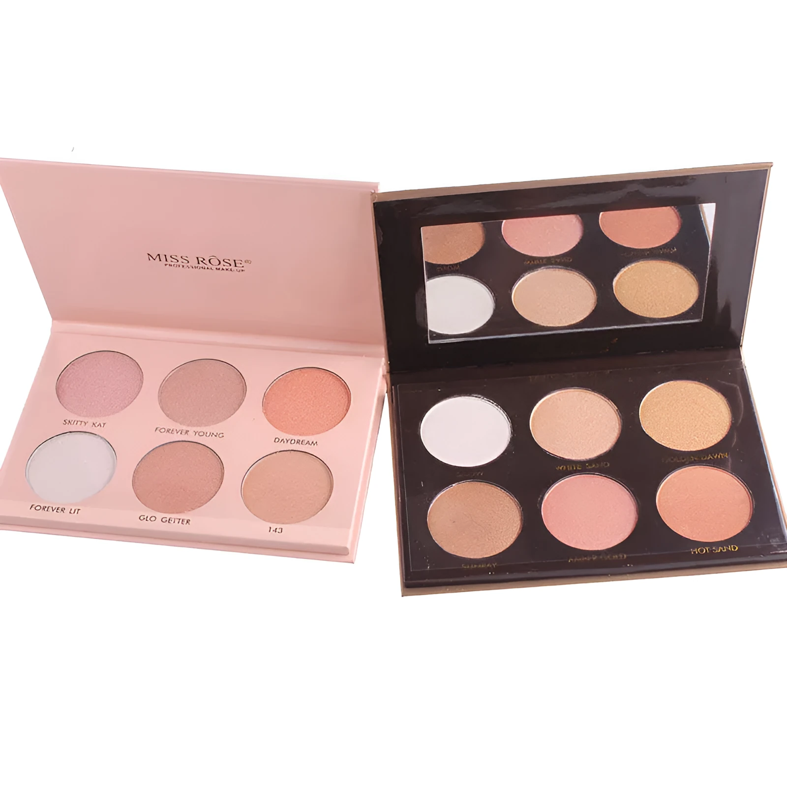 MISS ROSE highlighter powder concealer in N1 and N2 colours for any skin type normal specification