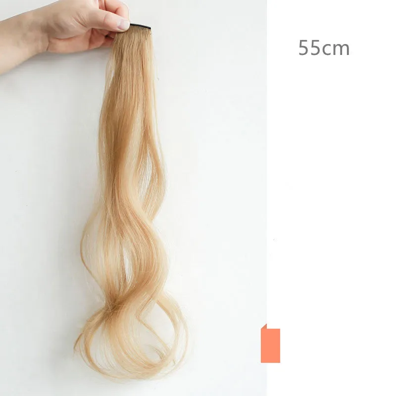 60cm colour gradient curly wig piece in high temperature wire with twelve shade options
