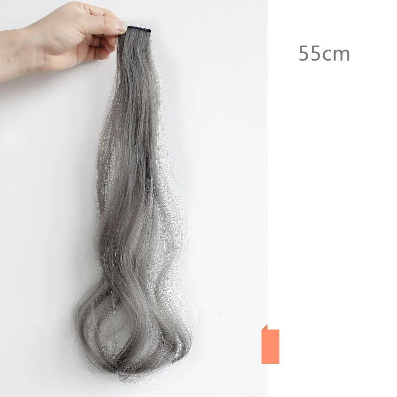60cm colour gradient curly wig piece in high temperature wire with twelve shade options