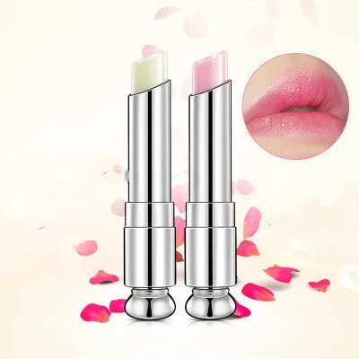 Colourless faded lip contour universal lip balm with long lasting moisturising effect and temperature change technology