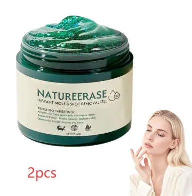 Natureerase Instant Mole Spot Removal Gel 45g pump bottle hydrating spot treatment
