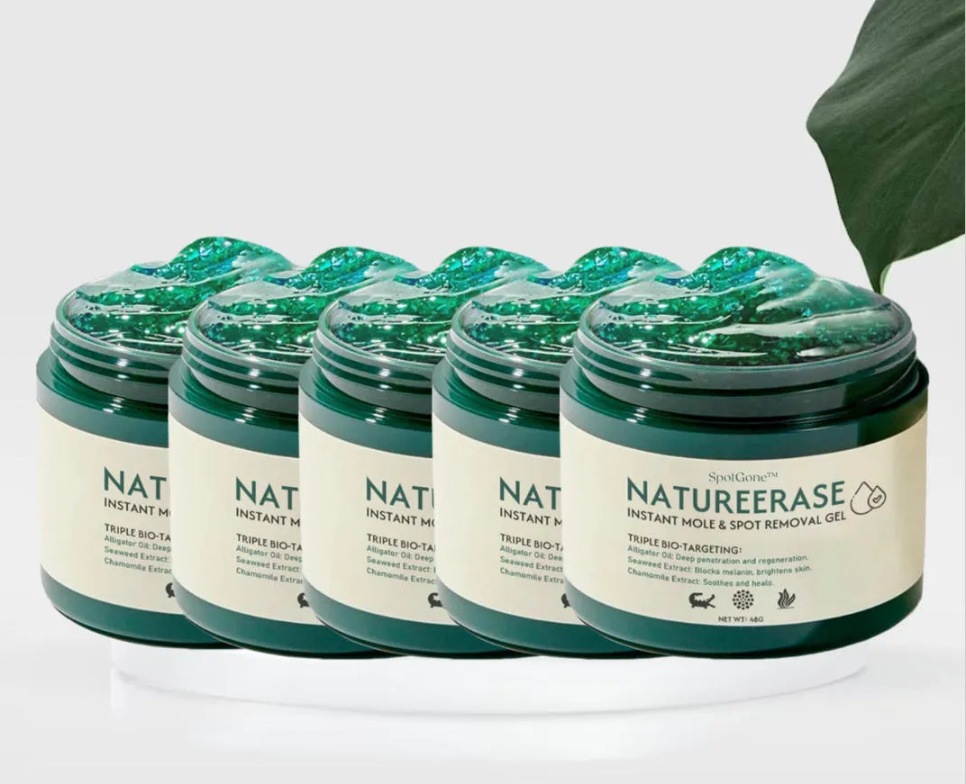 Natureerase Instant Mole Spot Removal Gel 45g pump bottle hydrating spot treatment