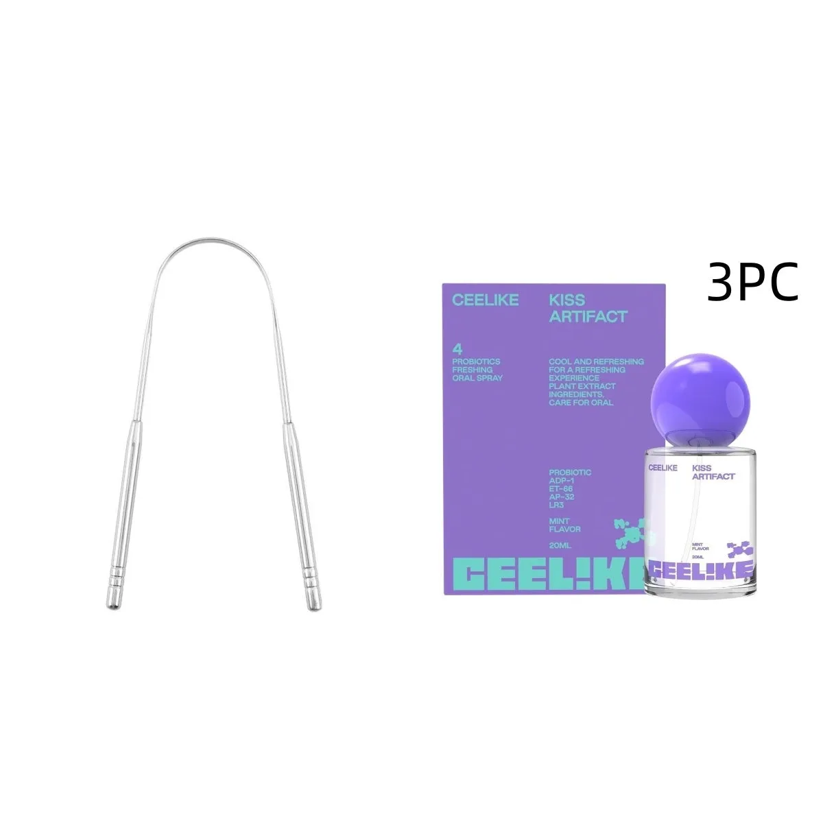 20ml probiotics oral care spray bottle with spray applicator for dental hygiene