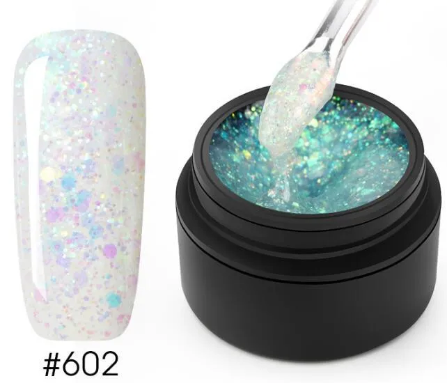 Diamond Nail Gel 12ml bottle in colour 601, with natural resin base UV/LED soak-off polish