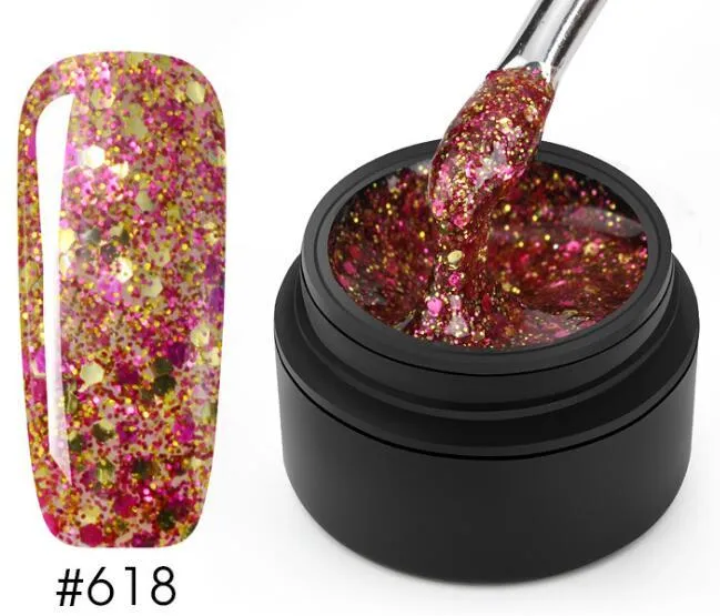 Diamond Nail Gel 12ml bottle in colour 601, with natural resin base UV/LED soak-off polish