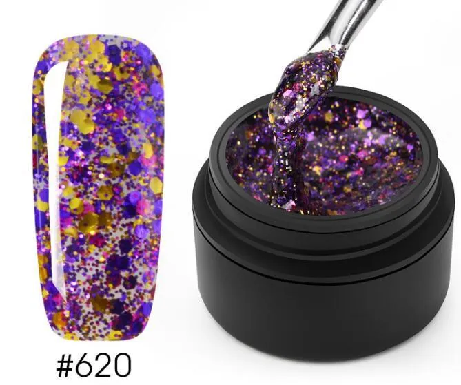 Diamond Nail Gel 12ml bottle in colour 601, with natural resin base UV/LED soak-off polish