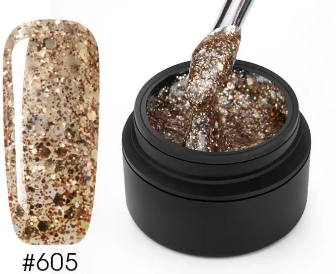 Diamond Nail Gel 12ml bottle in colour 601, with natural resin base UV/LED soak-off polish