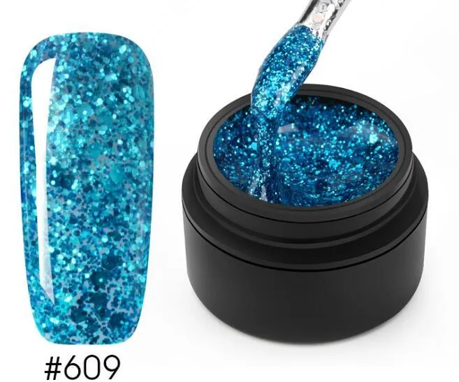 Diamond Nail Gel 12ml bottle in colour 601, with natural resin base UV/LED soak-off polish
