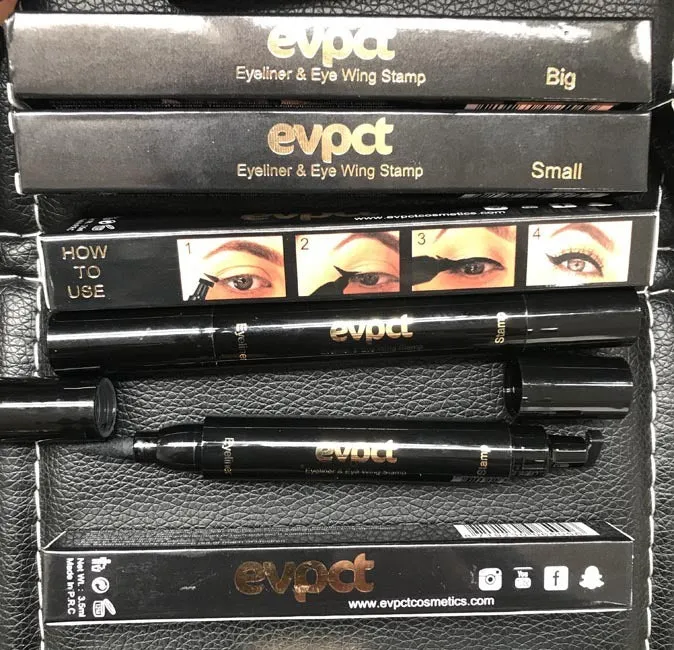 Evpct double color seal eyeliner 15.5g in 03 Brown shade with twist-up cap