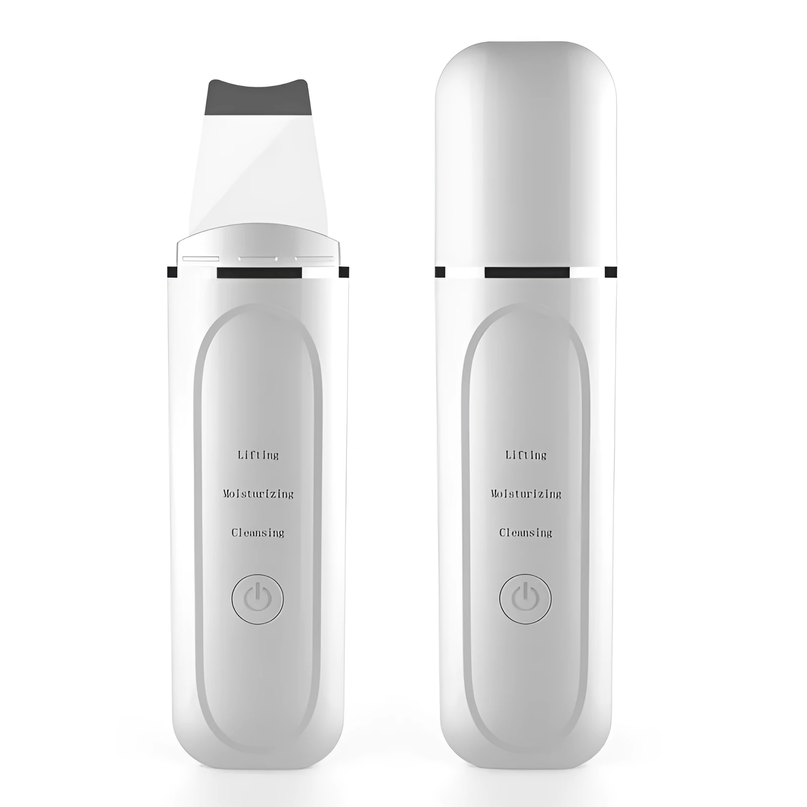 White ultrasonic peeling machine for face skin cleansing dead skin and blackhead removal
