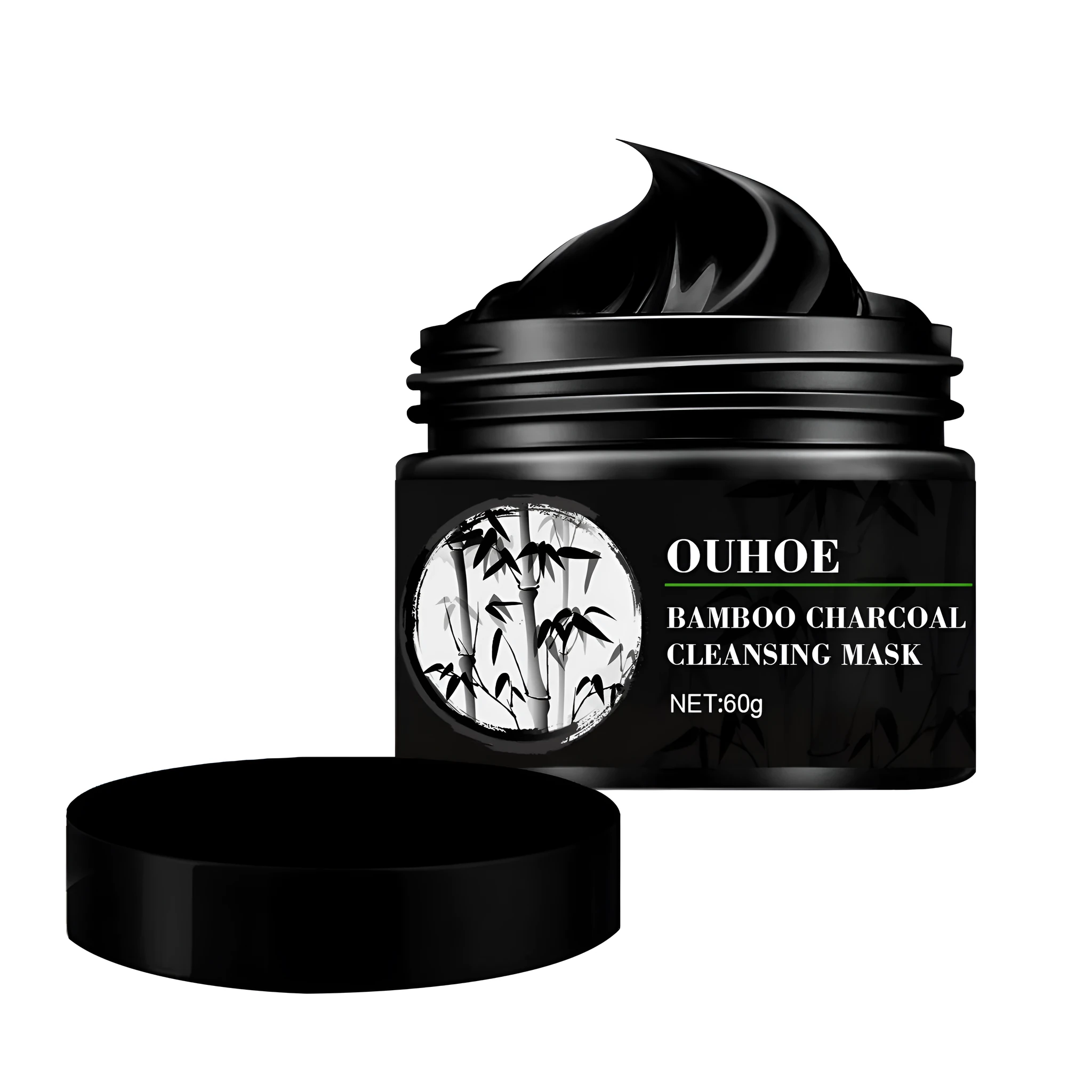 Cleansing and shrinking pores blackheads peeling mask in 60ml pot with compact packaging