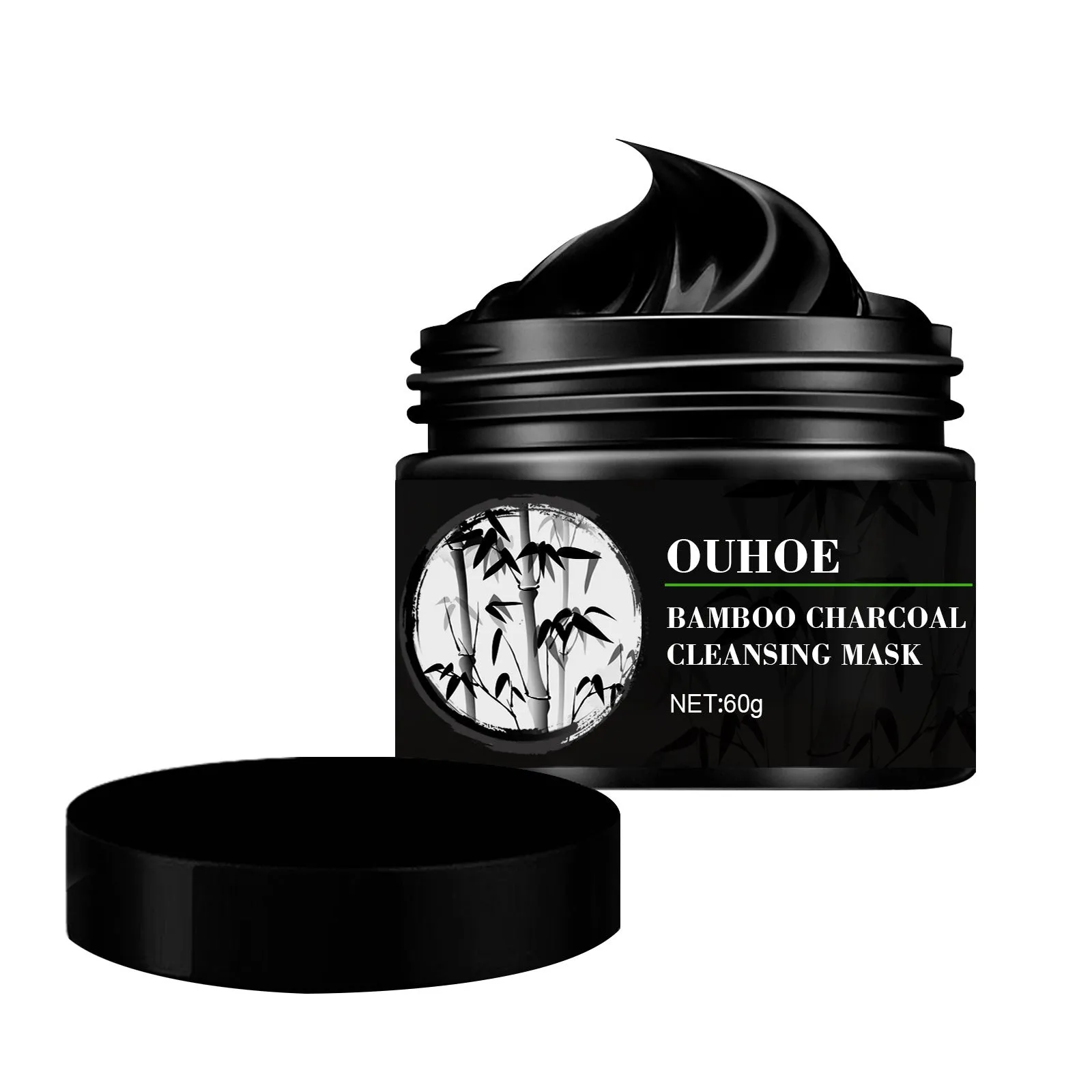 Cleansing and shrinking pores blackheads peeling mask in 60ml pot with compact packaging