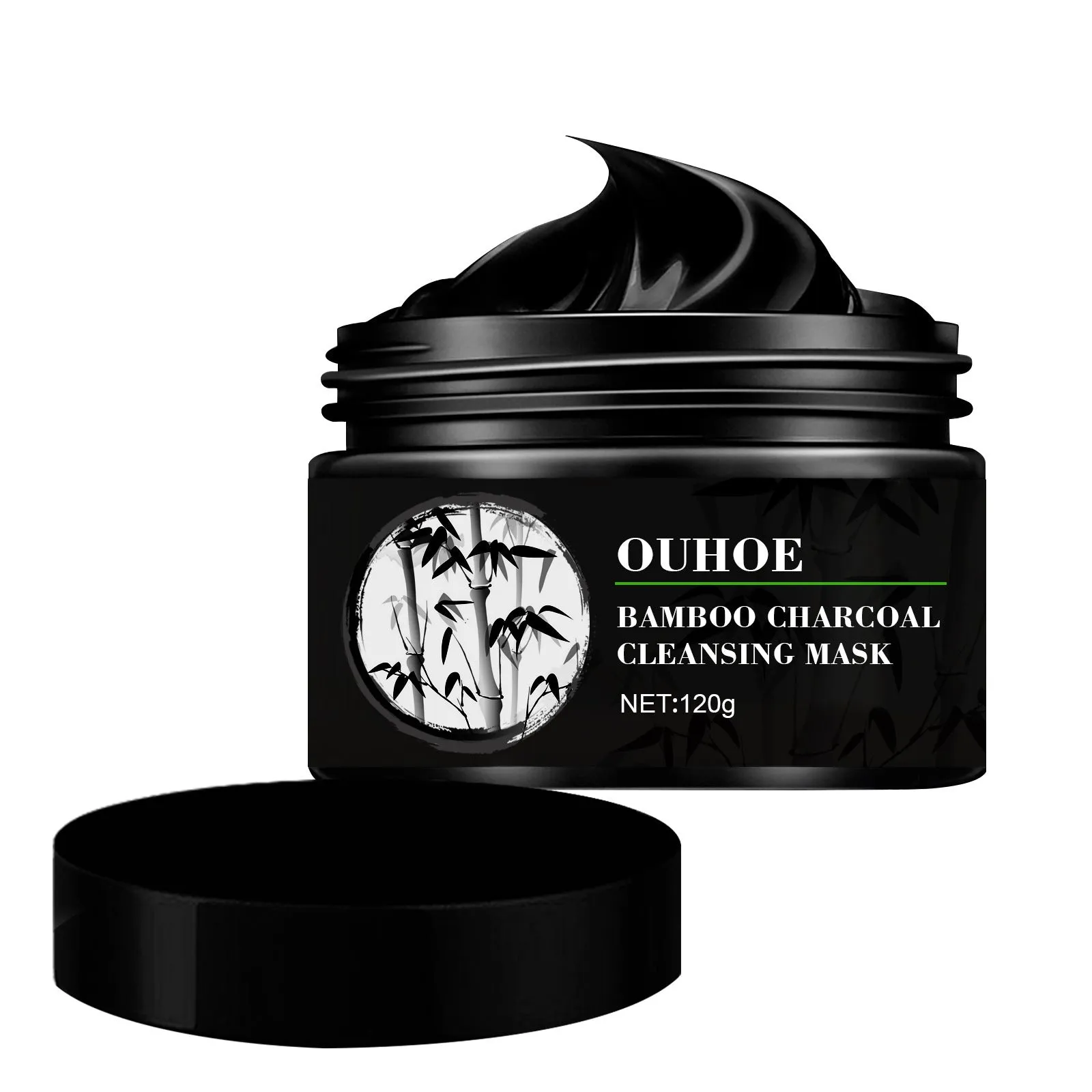 Cleansing and shrinking pores blackheads peeling mask in 60ml pot with compact packaging