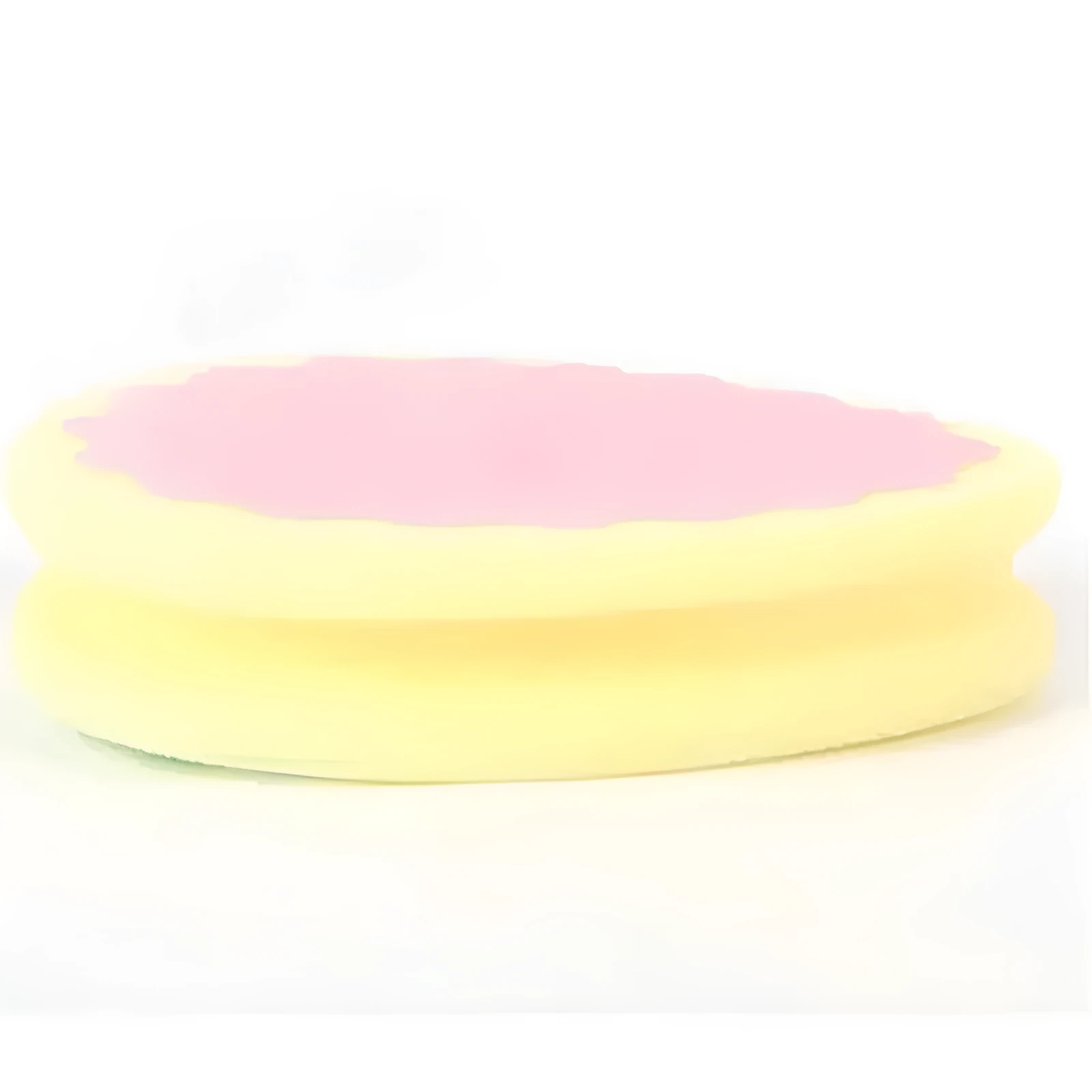 Hair removal sponge in heart shape with water drop and circular options for painless cream application